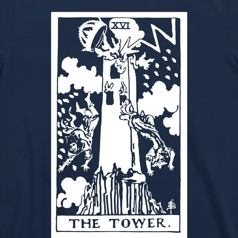 The T0wer Tarot Card Xvi T-Shirt