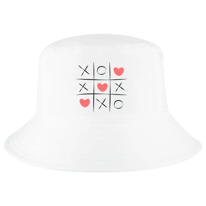 Tic Tac Toe Xoxo Valentines Day Cute Cool Comfort Performance Bucket Hat