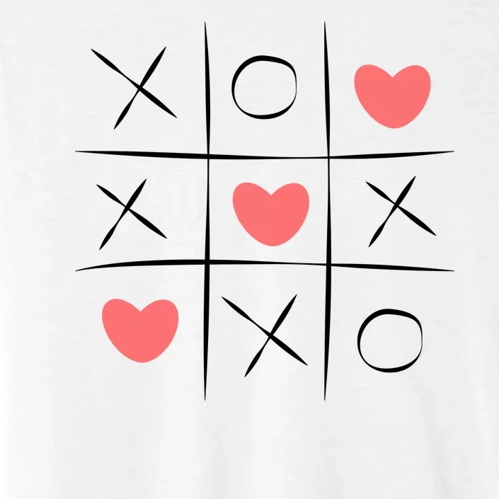 Tic Tac Toe Xoxo Valentines Day Cute ChromaSoft Performance T-Shirt