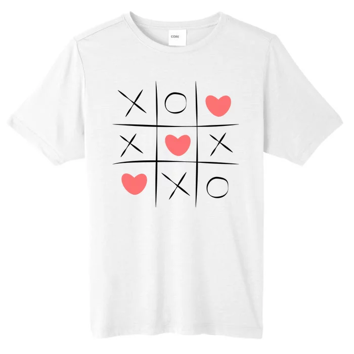 Tic Tac Toe Xoxo Valentines Day Cute ChromaSoft Performance T-Shirt