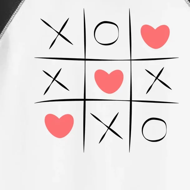 Tic Tac Toe Xoxo Valentines Day Cute Toddler Fine Jersey T-Shirt