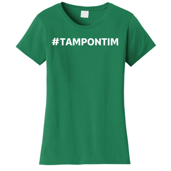 Tampontim Tampon Tim Funny KamalaS Vice President Tim Walz Women's T-Shirt