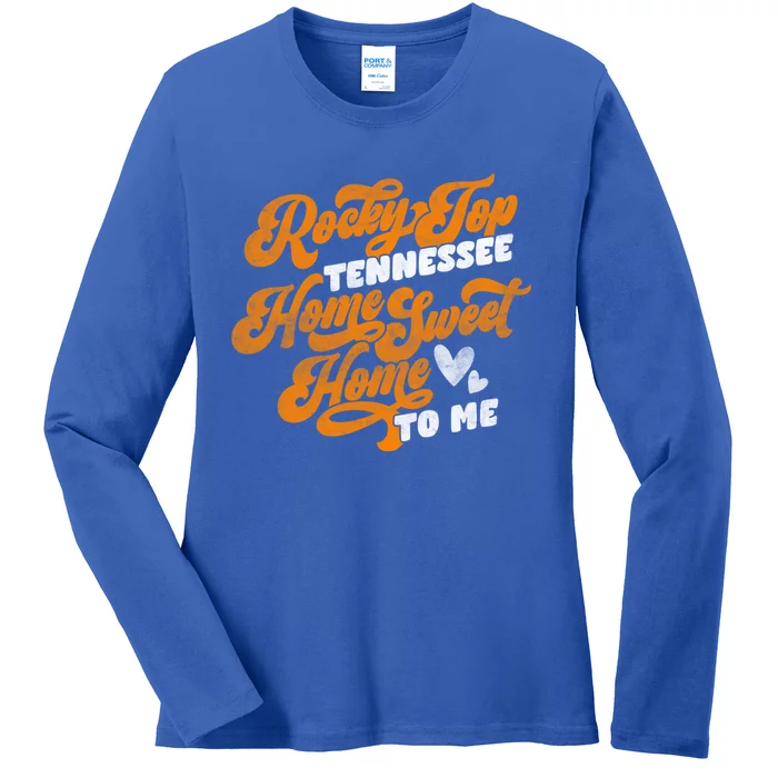 Tennessee Top TN Top Volunteer State Vintage Ladies Long Sleeve Shirt