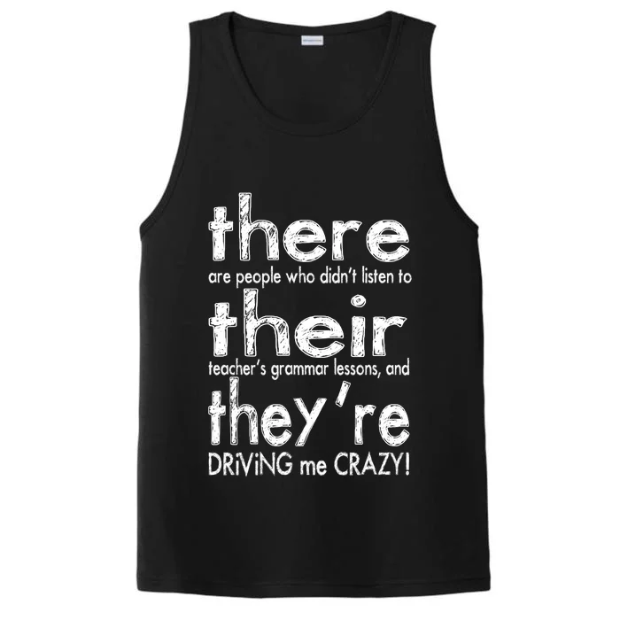 There Their They're Driving Me Crazy English Teacher Performance Tank