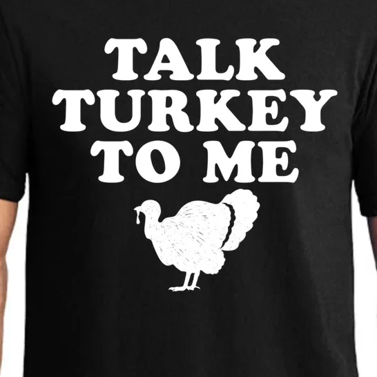 Talk Turkey To Me Graphic Gift Pajama Set