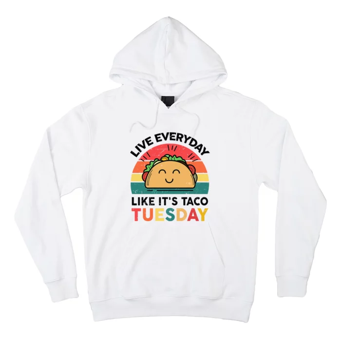 Taco Taco Tuesday Mexican Fiesta Women Boy Funny Hoodie