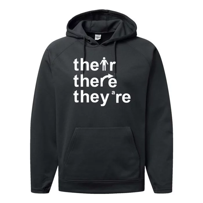 Their There TheyRe Performance Fleece Hoodie