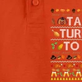 Talk Turkey To Me Funny Ugly Thanksgiving Sweater Christmas Cool Gift Dry Zone Grid Performance Polo