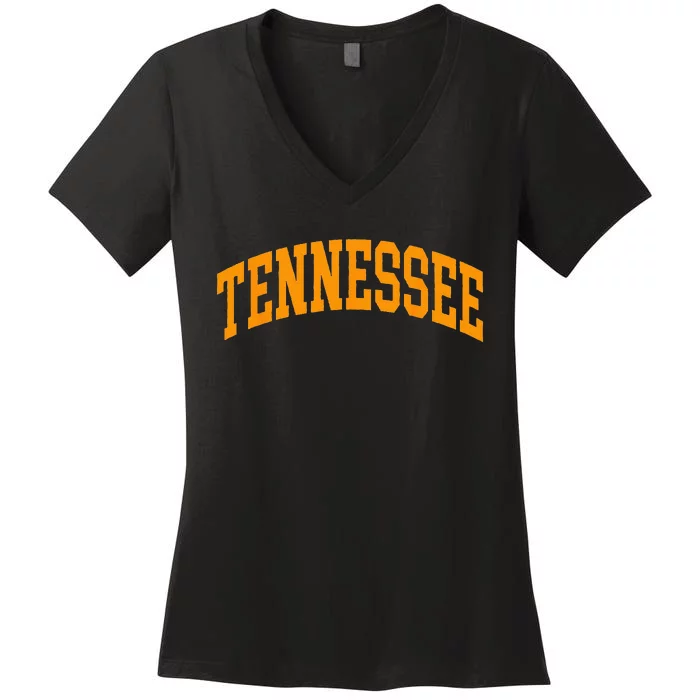 Tennessee TN Throwback Classic Design Women's V-Neck T-Shirt