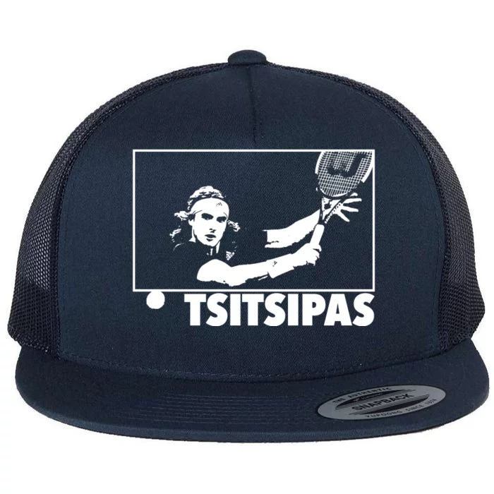 Tsitsipas Tennis Flat Bill Trucker Hat