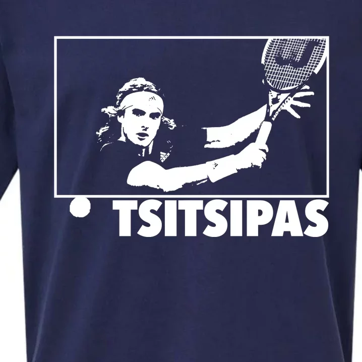 Tsitsipas Tennis Sueded Cloud Jersey T-Shirt