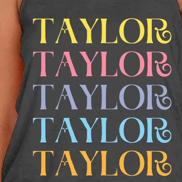 Team T.aylor Women's Knotted Racerback Tank