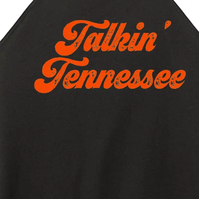 Talkin Tennessee Talking Tennessee Tn Orange Outfits Women’s Perfect Tri Rocker Tank