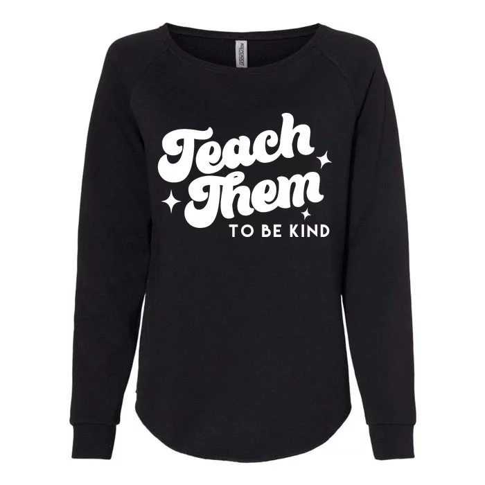 Team Them To Be Kind Womens California Wash Sweatshirt