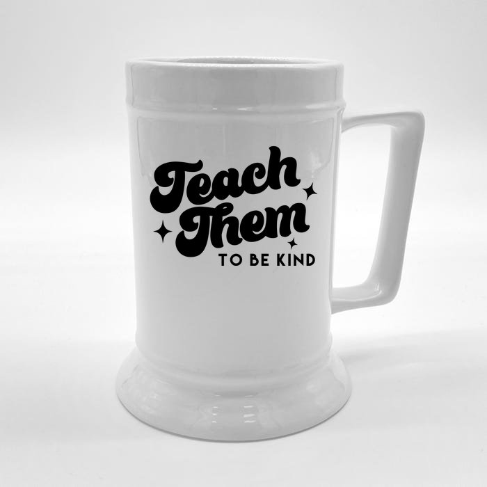 Team Them To Be Kind Front & Back Beer Stein