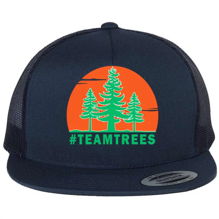 Team Trees #Teamtrees 2020 Plant Twenty Million Trees Gift Flat Bill Trucker Hat