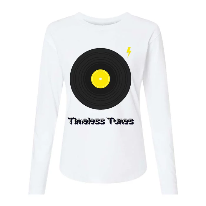 Timeless Tunes Womens Cotton Relaxed Long Sleeve T-Shirt