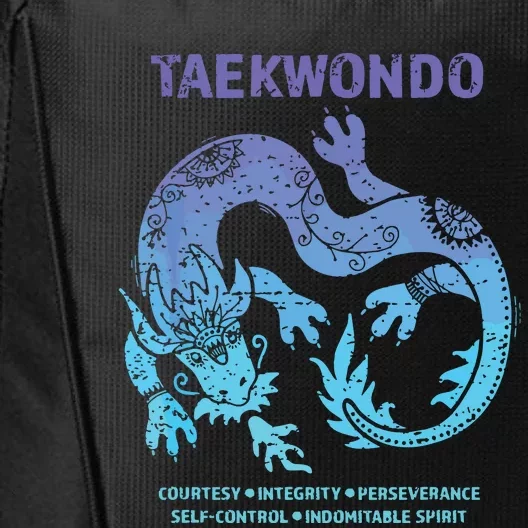 Taekwondo TKD Tae Kwon Do Dragon Art Martial Arts Graphic City Backpack