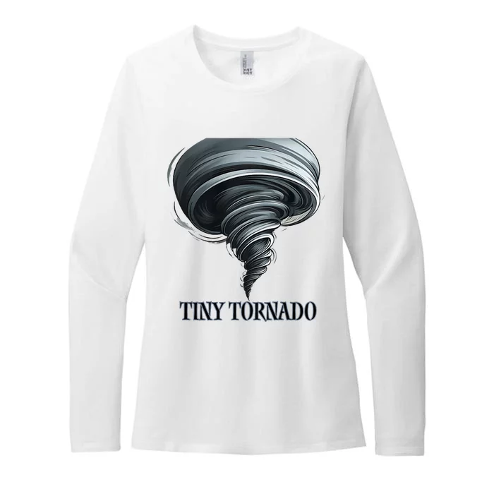 Tiny Tornado Womens CVC Long Sleeve Shirt