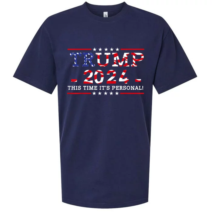 This Time Trump 2024 Sueded Cloud Jersey T-Shirt