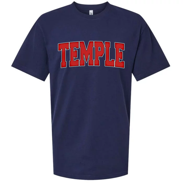 Temple Tx Texas Varsity Style Usa Vintage Sports Great Gift Sueded Cloud Jersey T-Shirt