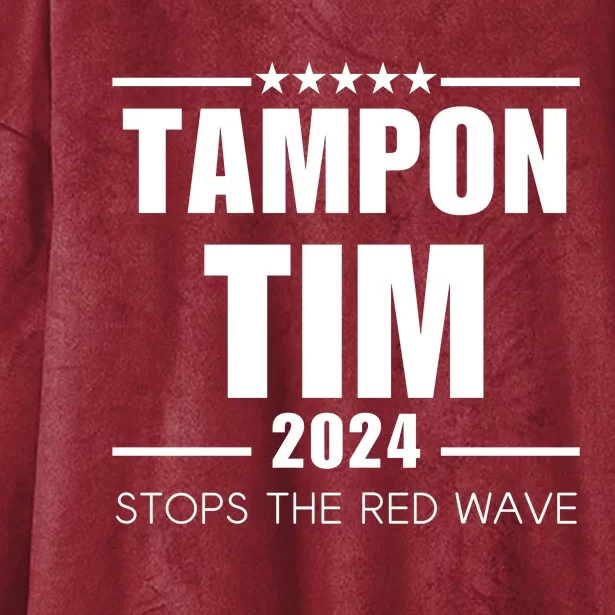 Tampon Tim Hooded Wearable Blanket