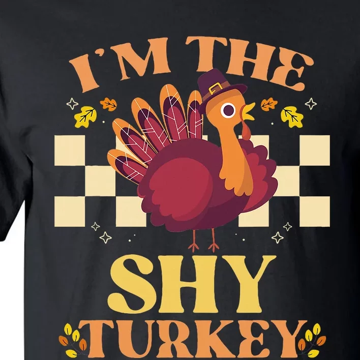 Turkey Trot Thanksgiving Outfit for Family Couples Tall T-Shirt