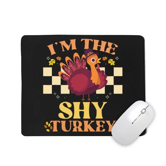 Turkey Trot Thanksgiving Outfit for Family Couples Mousepad