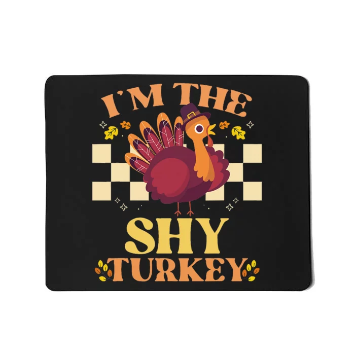 Turkey Trot Thanksgiving Outfit for Family Couples Mousepad