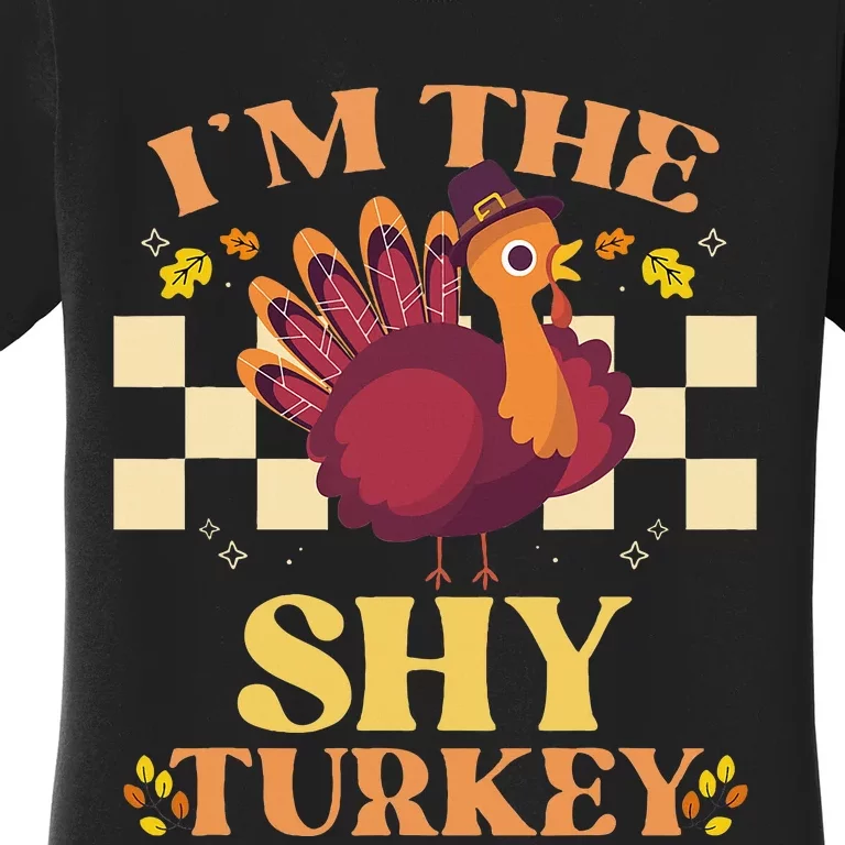 Turkey Trot Thanksgiving Outfit for Family Couples Women's T-Shirt