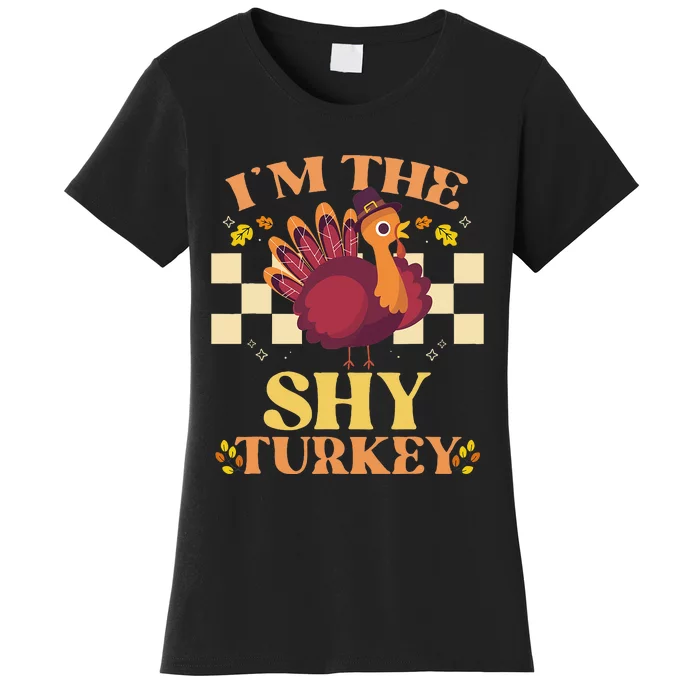 Turkey Trot Thanksgiving Outfit for Family Couples Women's T-Shirt