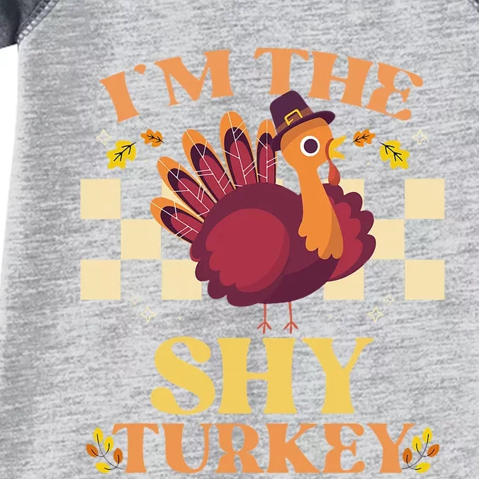 Turkey Trot Thanksgiving Outfit for Family Couples Infant Baby Jersey Bodysuit