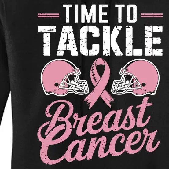 Time To Tackle Breast Cancer Women's Pullover Hoodie