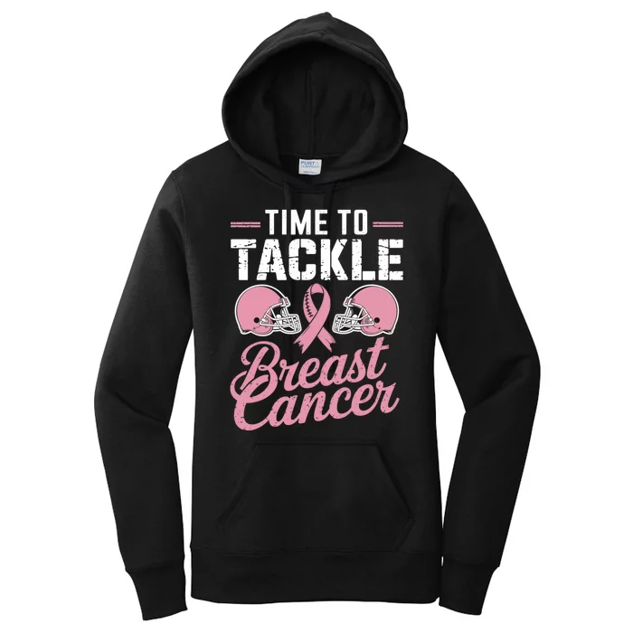 Time To Tackle Breast Cancer Women's Pullover Hoodie