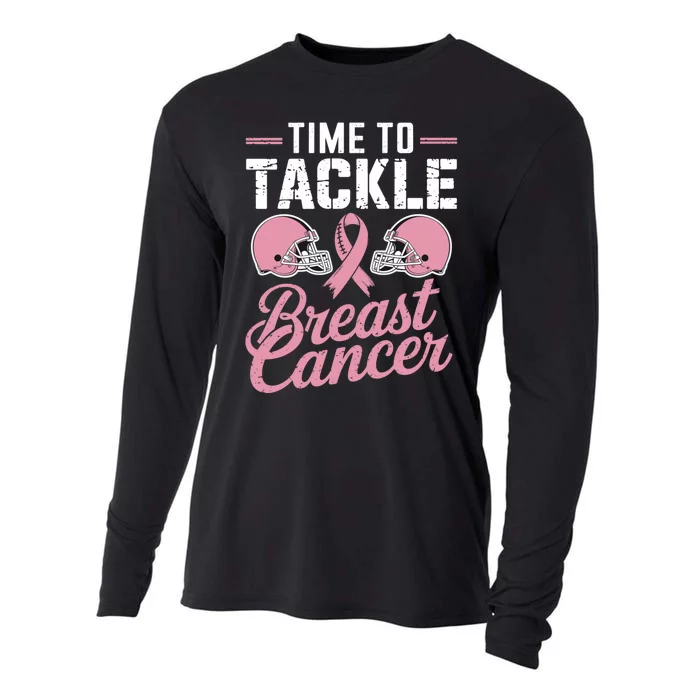 Time To Tackle Breast Cancer Cooling Performance Long Sleeve Crew