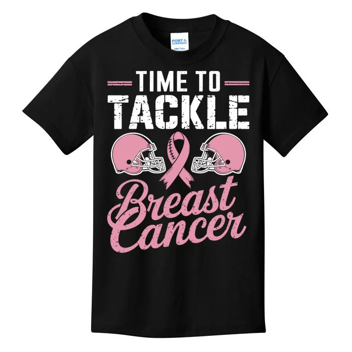 Time To Tackle Breast Cancer Kids T-Shirt