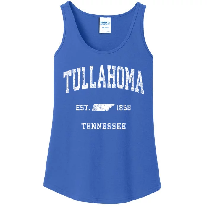 Tullahoma Tennessee Tn Vintage Athletic Sports Ladies Essential Tank