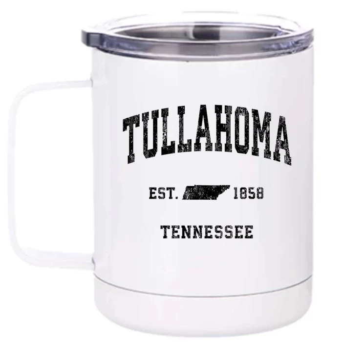 Tullahoma Tennessee Tn Vintage Athletic Sports Front & Back 12oz Stainless Steel Tumbler Cup