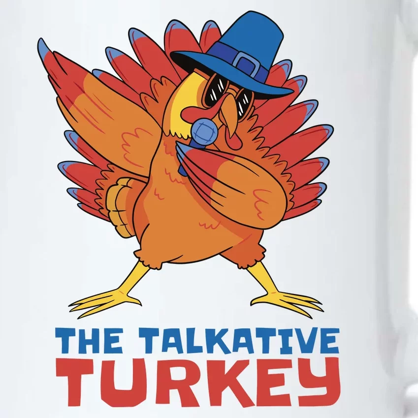 The Talkative Turkey Funny Thanksgiving Black Color Changing Mug