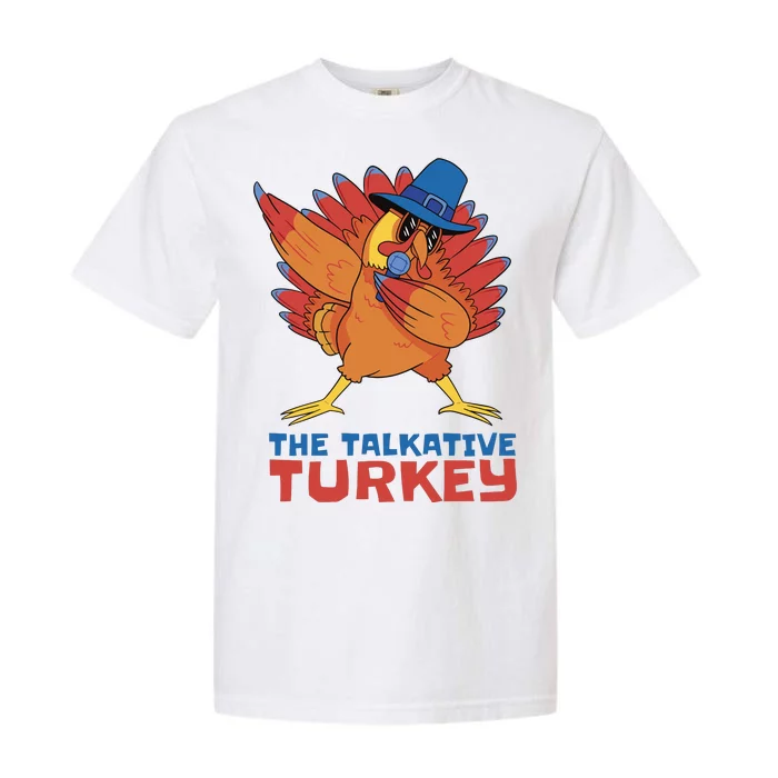 The Talkative Turkey Funny Thanksgiving Garment-Dyed Heavyweight T-Shirt