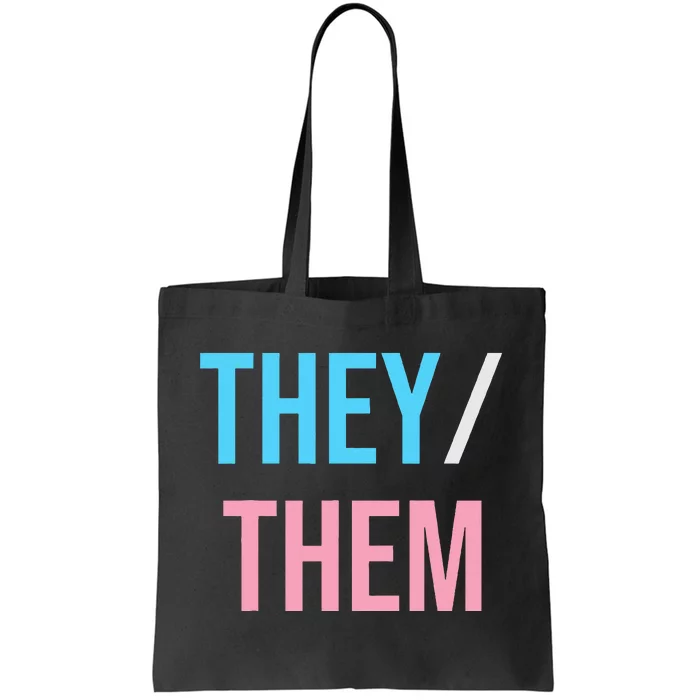 They Them Their Pronouns For Enby Nb Lgbtq Pride Tote Bag