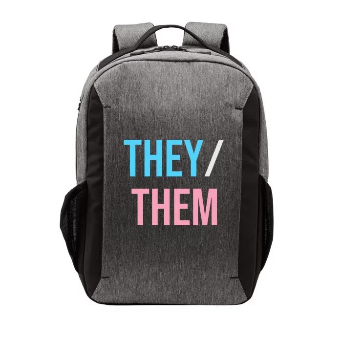 They Them Their Pronouns For Enby Nb Lgbtq Pride Vector Backpack