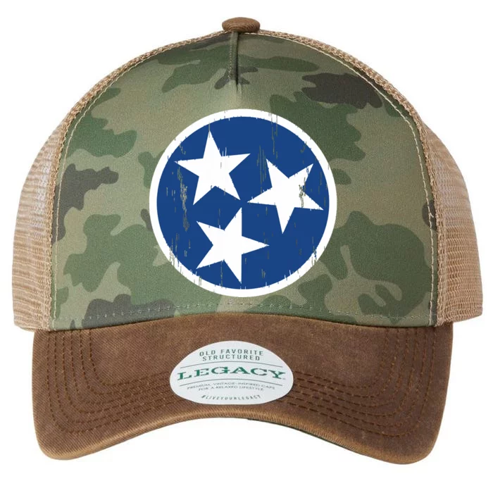 Tennessee Tristar Tennessee State Flag Legacy Tie Dye Trucker Hat