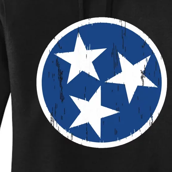 Tennessee Tristar Tennessee State Flag Women's Pullover Hoodie