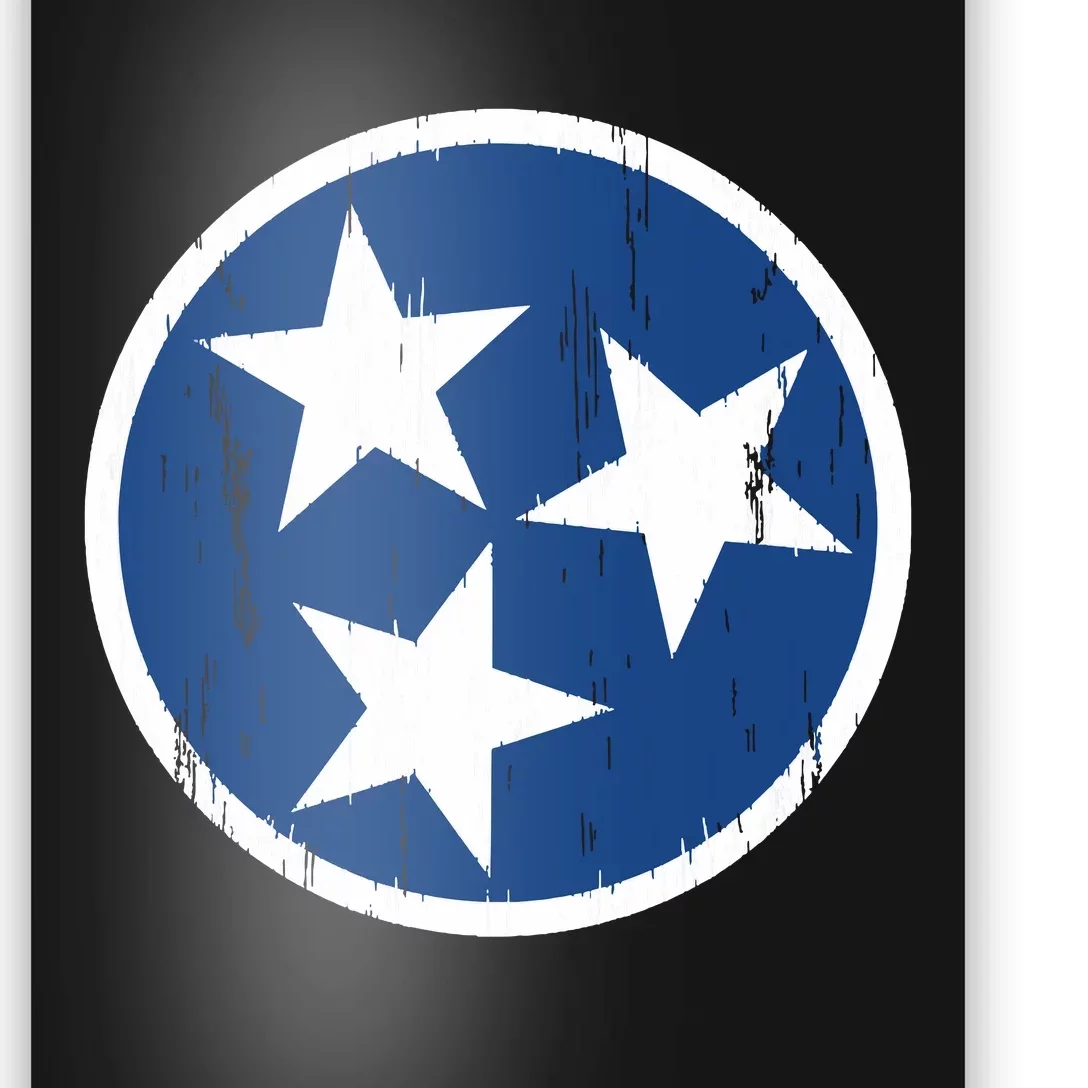 Tennessee Tristar Tennessee State Flag Poster