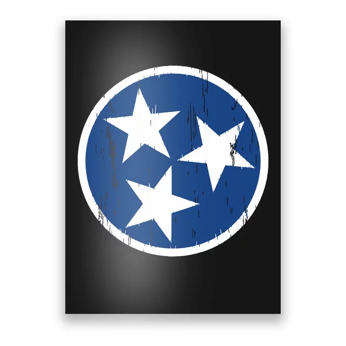 Tennessee Tristar Tennessee State Flag Poster