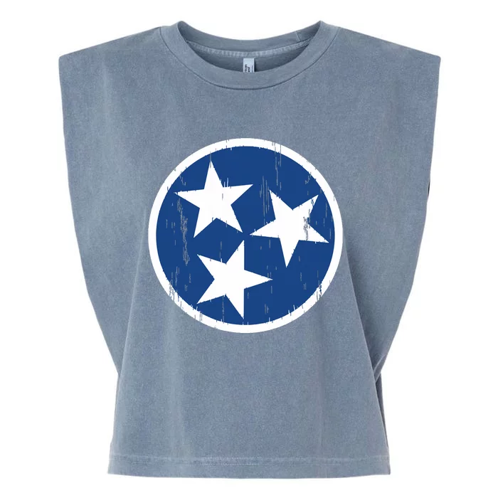 Tennessee Tristar Tennessee State Flag Garment-Dyed Women's Muscle Tee