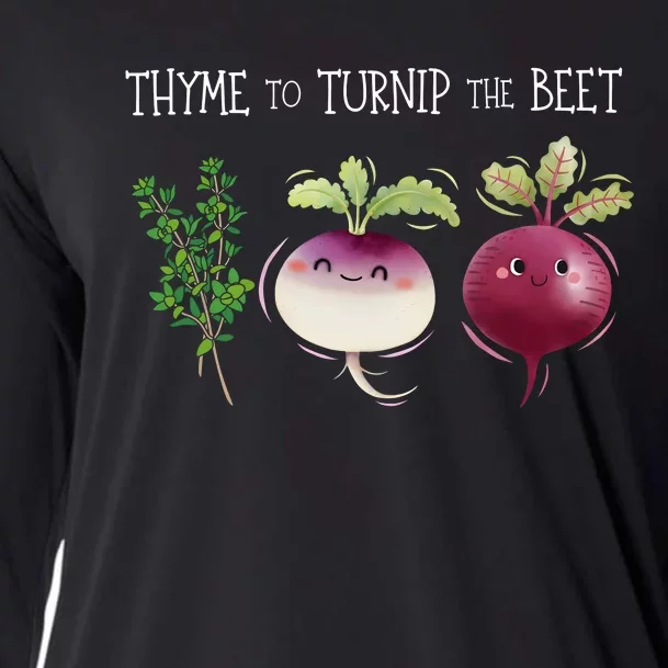 Thyme To Turnip The Beet Vegetable Cooling Performance Long Sleeve Crew