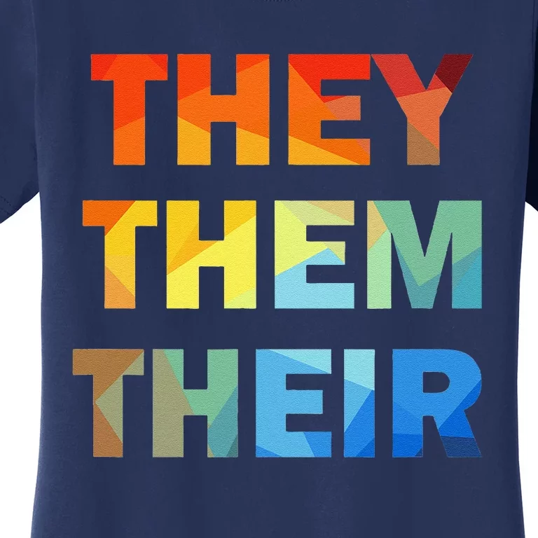 They Them Their Nb Pronoun Pride Women's T-Shirt