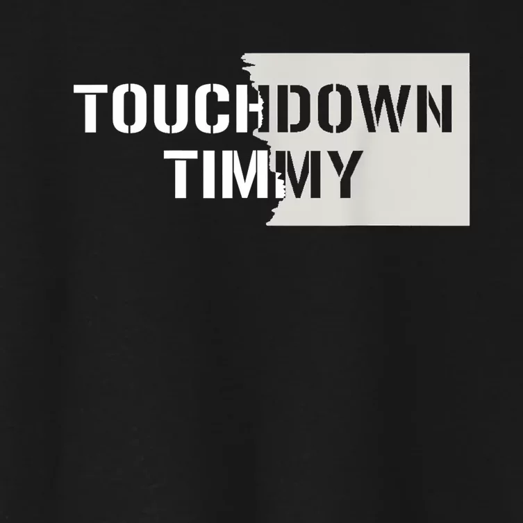 Touchdown Timmy Tim Walz Women's Crop Top Tee